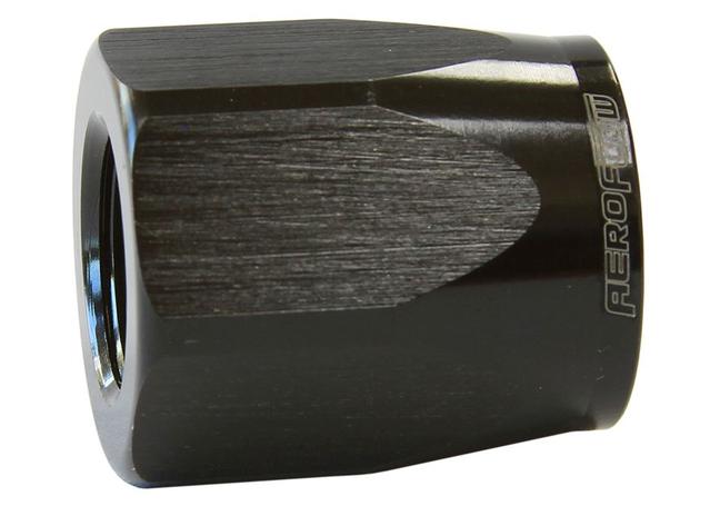 Aeroflow AF298-12DBLK Hose End Socket Alloy -12AN Black