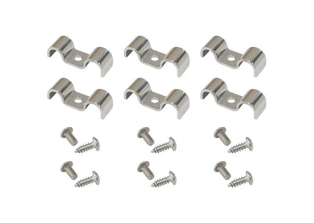 Aeroflow AF300-06-05 Dual Hardline Clamps 1 X 5/16"And 1