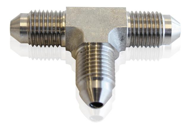 Aeroflow AF327-04 S/S -4AN Male AN Tee Piece Stainless