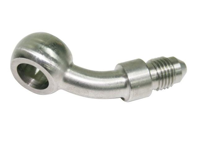 Aeroflow AF335-04 -4AN 45Deg Male 7/16" Banjo