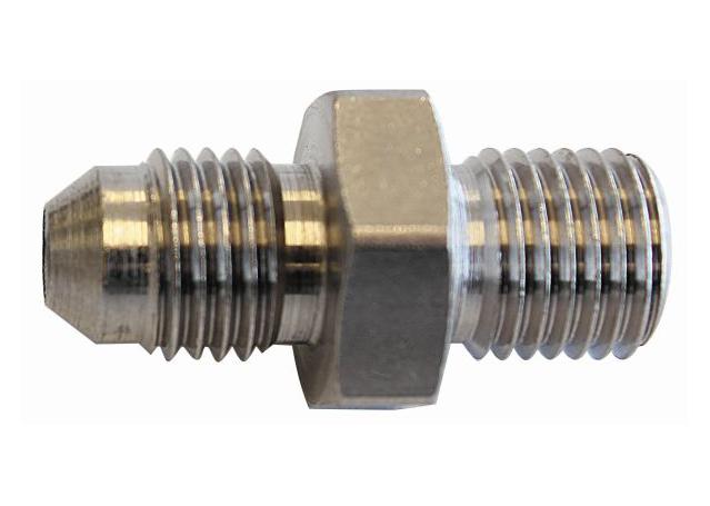 Aeroflow AF357-04 -4AN To M12 X 1.0 Dual Seat S/S Steel
