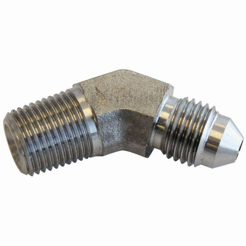 Aeroflow AF382-04-04 S/S 45Deg 1/4" Npt To 4AN