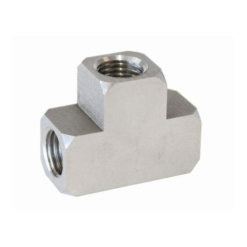 Aeroflow AF385 S.S Female Tee 3/8"-24 Inverted Seat