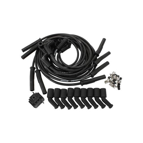Aeroflow 8.5mm Universal Ignition Lead Set Black Suits GM
