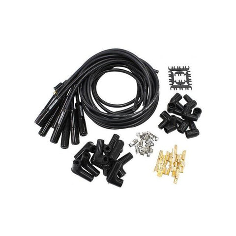Aeroflow Xpro Ignition Lead Set Universal Black Straight