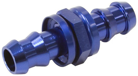 Aeroflow AF410-04 -4 Push Lock Barb Joiner Blue 1/4" Male
