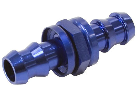 Aeroflow AF410-08 -8 Push Lock Barb Joiner Blue 1/2" Male