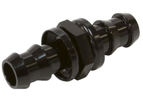 Aeroflow AF410-12BLK -12 Push Lock Barb Joiner Black 3/4"