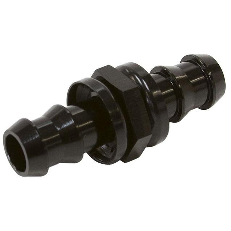 Aeroflow AF410-10-08BLK -8 To -10 Pushlock Barb Joiner