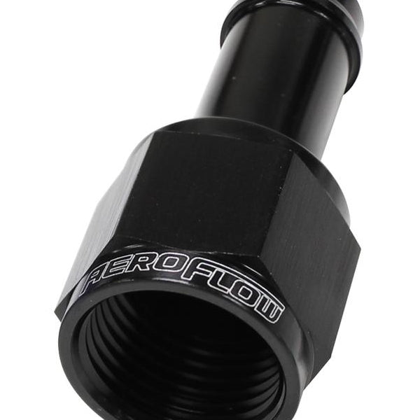 Aeroflow AF411-06-05BLK Female -6AN To 5/16" Barb Black