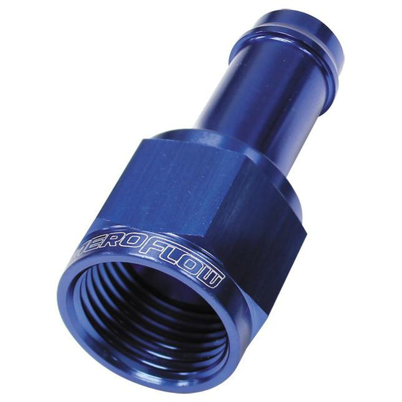 Aeroflow AF411-06-05 Female -6AN To 5/16" Barb Blue With