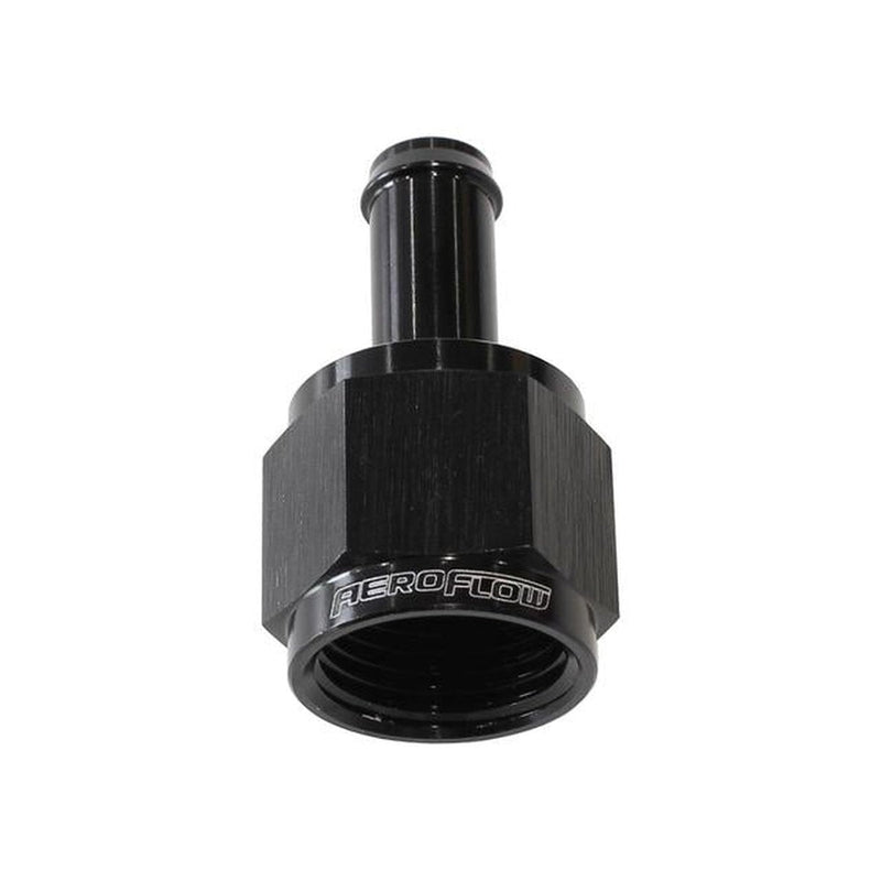 Aeroflow AF411-08-06BLK Female -8AN To 3/8" Barb Black