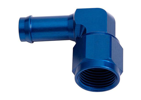 Aeroflow AF413-08 Female -8AN 90Deg To 1/2" Barb Blue