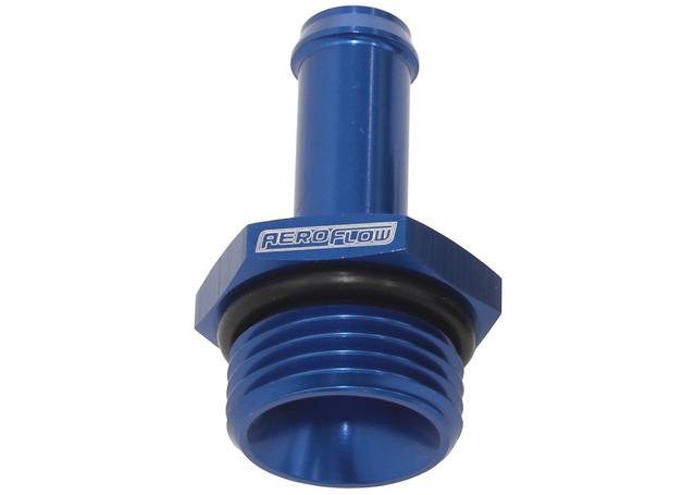 Aeroflow AF414-12-06 -12ORB To 3/8" Push On Barb Blue