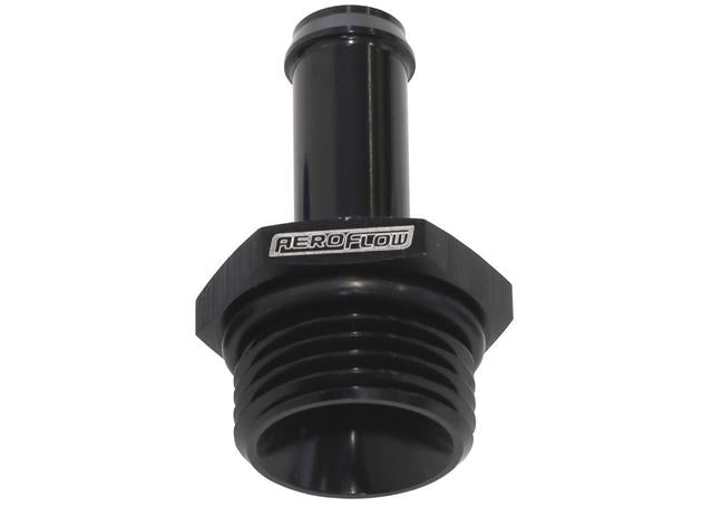 Aeroflow AF414-08-08BLK -8ORB To 1/2" Push On Barb Black