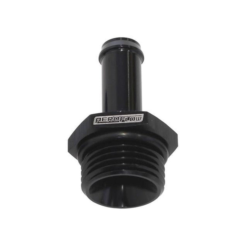 Aeroflow AF414-08-06BLK -8ORB To 3/8" Push On Barb Black