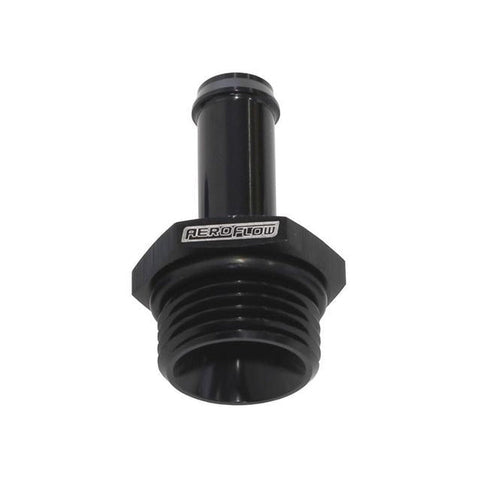 Aeroflow AF414-12-06BLK -12ORB To 3/8" Push On Barb Black