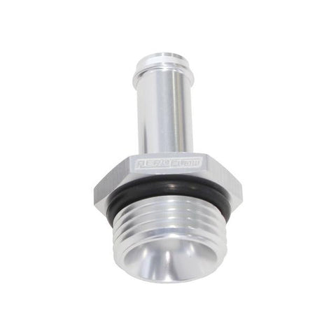 Aeroflow AF414-06-06S -6ORB To 3/8" Push On Barb Silver