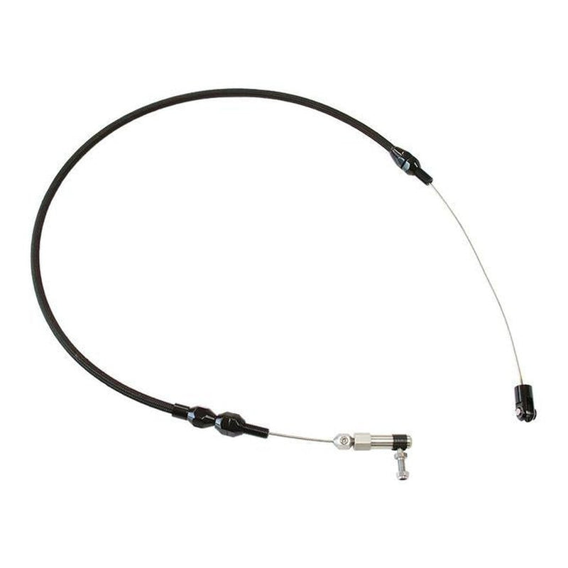 Aeroflow AF42-1103BLK Throttle Cable Stainless Steel 60"