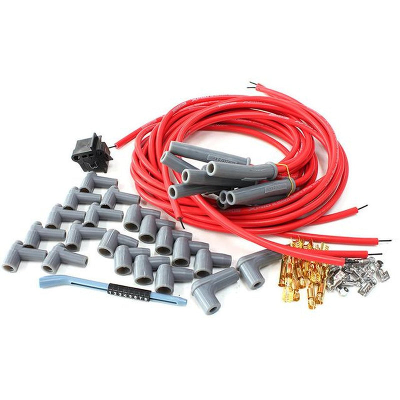 Aeroflow Lead Set Univ Red Multi V8 Straight Plug Ends