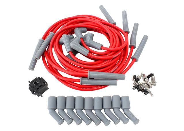 Aeroflow 8.5mm Universal Ignition Lead Set Red Suits GM LS