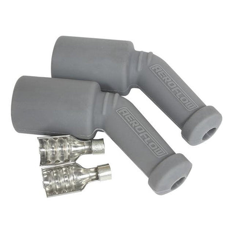 Aeroflow Coil Boots & Terminals 45 Deg 2 Boots,Terminal