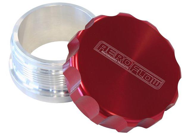 Aeroflow AF460-24R 1.5" Alum Weld Bung And Cap Raw Weld