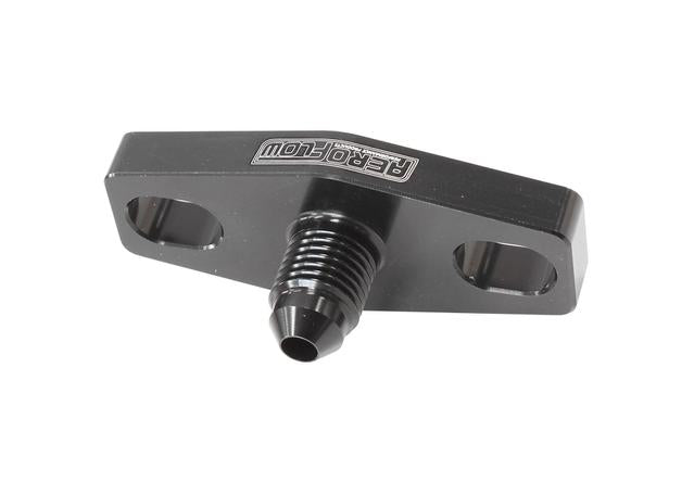 Aeroflow Turbo Oil Feed Adapter -4AN 38-44mm Hole Centres