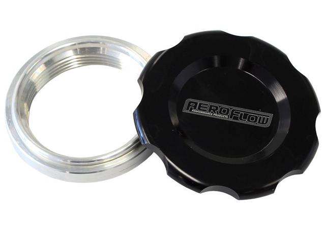 Aeroflow AF465-48BLK 3" Weld Bung And Black Cap Low