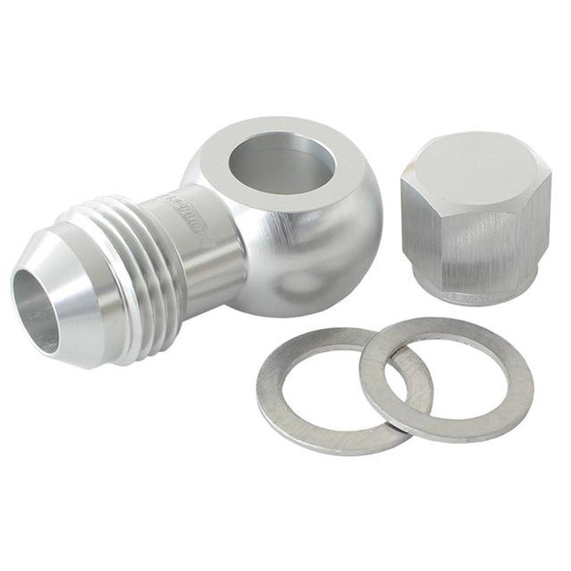 Aeroflow / Bosch Fuel Pump Banjo Kit To -8AN Inc Washers