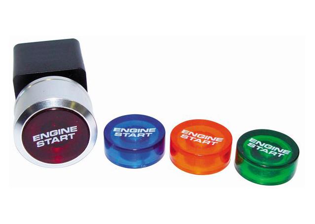Aeroflow AF49-5555 Engine Start Switch Red,Orange,Blue &