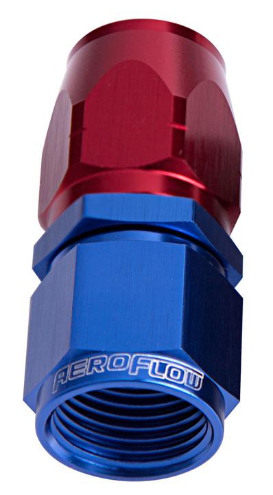 Aeroflow AF501-10 Alloy Straight Hose End -10AN Blue