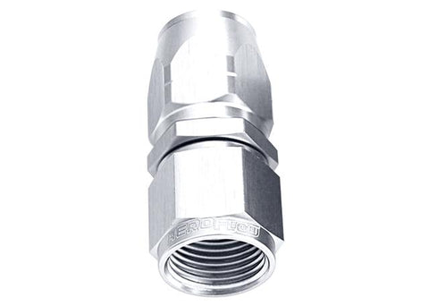 Aeroflow AF501-04S Alloy Straight Hose End -4AN Silver