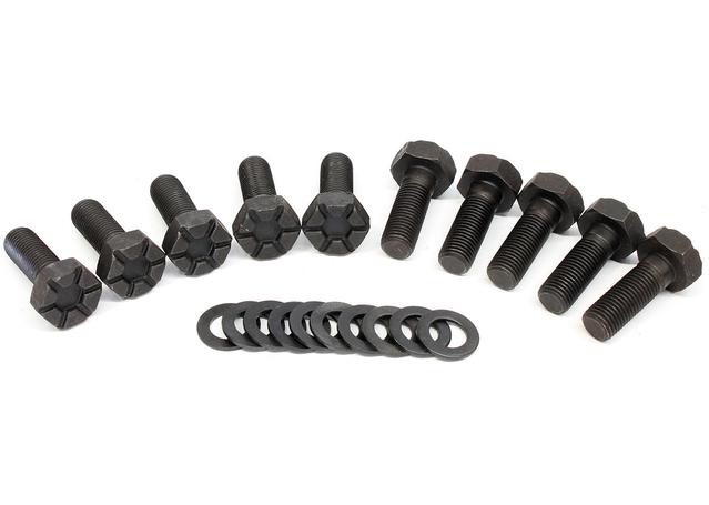 Aeroflow 9" Ring Gear Bolt Set 1.25" Uhl 10 Pack