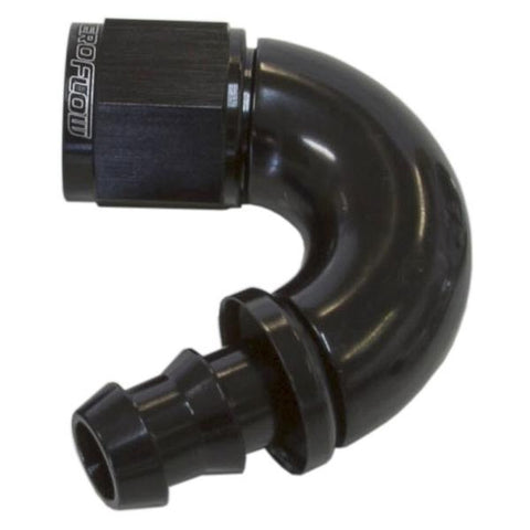 Aeroflow AF515-06BLK -6AN 150 Black Full Flow Push Lock