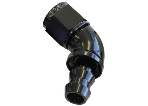 Aeroflow AF518-08BLK -8AN 60 Black Full Flow Push Lock