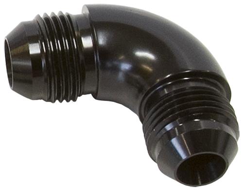 Aeroflow AF521-10BLK -10AN 90 Deg Male Flare Union Black
