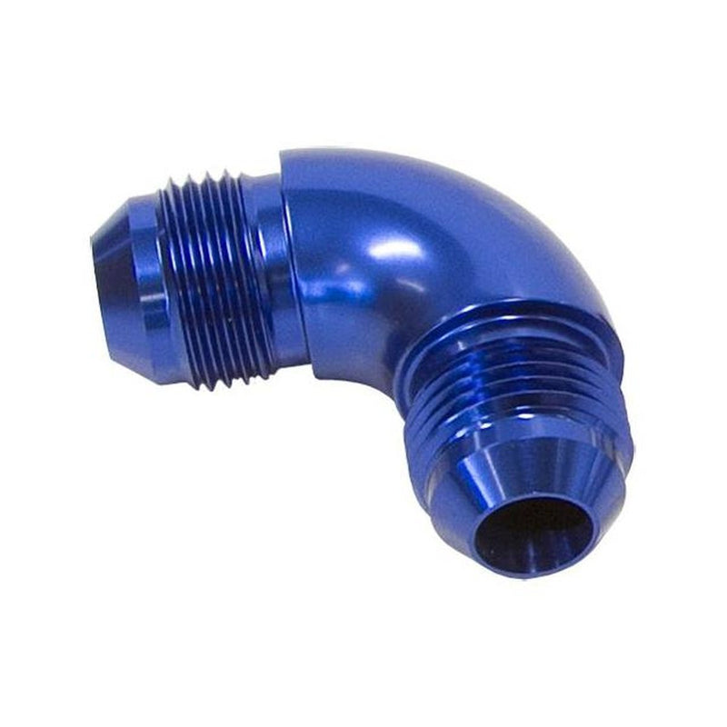 Aeroflow AF521-12 -12AN 90 Deg Male Flare Union Blue Full