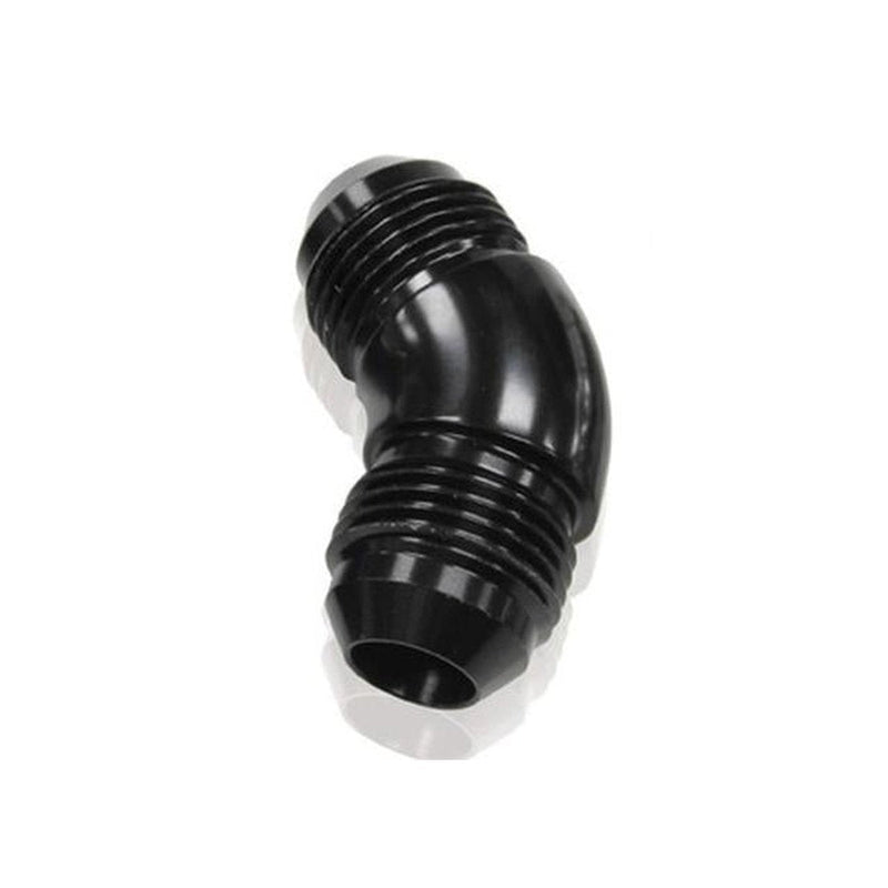 Aeroflow AF527-06BLK -6AN 45 Deg Male Flare Union Black
