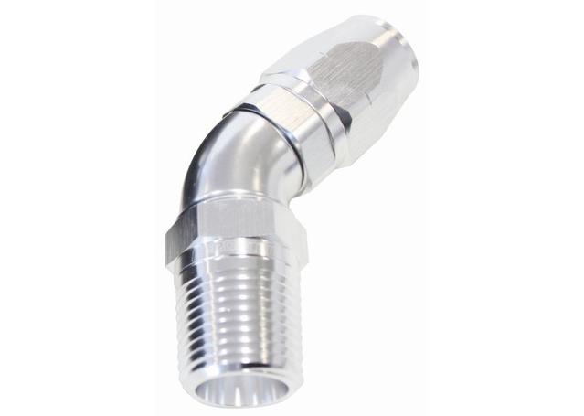 Aeroflow AF528-10-08S Male 1/2 NPT 45 Deg To -10AN Hose