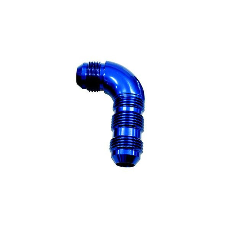 Aeroflow AF533-12 90Deg Bulkhead -12AN Full Flow Blue No