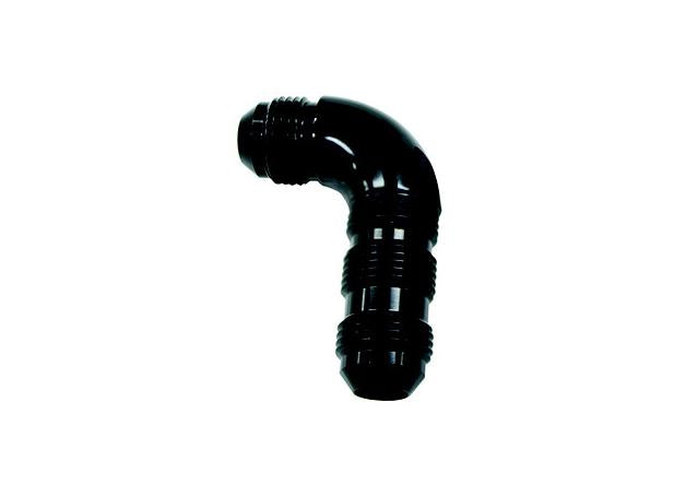 Aeroflow AF533-16BLK 90Deg Bulkhead -16AN Full Flow Black