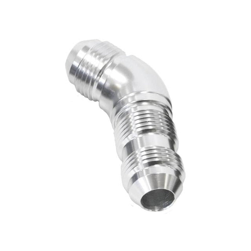 Aeroflow AF537-10S 45Deg Bulkhead -10AN Full Flow Silver