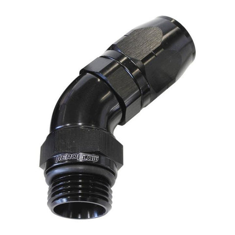 Aeroflow AF544-12-12BLK Male Hose End -12 ORB To 12 Hose