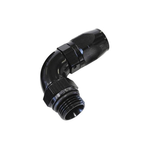 Aeroflow AF549-08-06BLK Male Hose End -6 ORB To -8 Hose