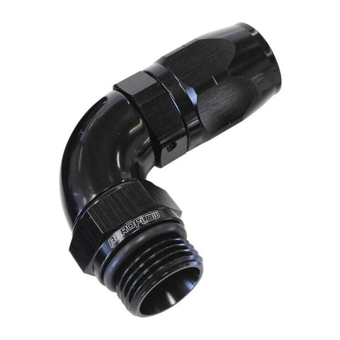Aeroflow AF549-12-10BLK Male Hose End -10 ORB To -12 Hose