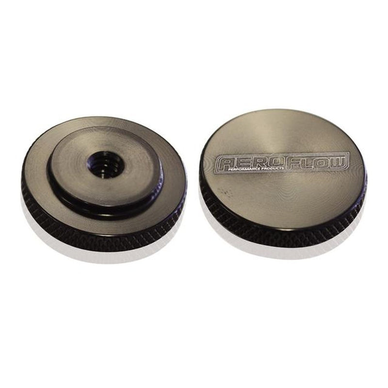 Aeroflow AF55-1002BLK Air Cleaner Nut 1/4" Black Female