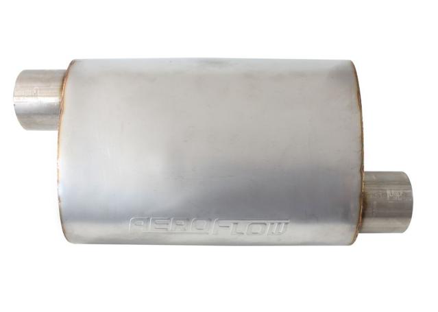Aeroflow 3" Offset / Offset Muffler 13.75" Length, 9.45"