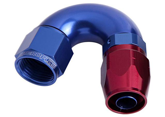 Aeroflow AF555-06-08 Stepped 150 Deg Hose End -6 -8AN