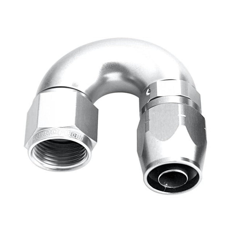 Aeroflow AF556-06-08S Stepped 180 Deg Hose End -6 -8AN